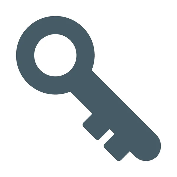 Security Lock Key Icon Simple Vector Illustration — Stock Vector