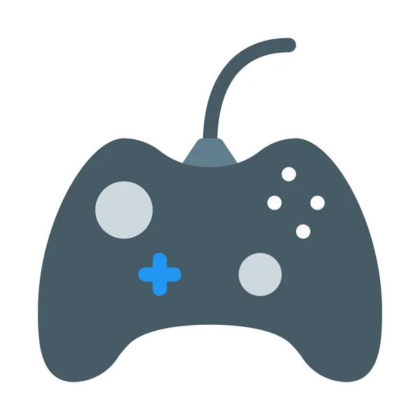 Wired Game Controller Icon Simple Vector Illustration — Stock Vector
