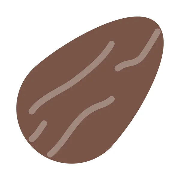 Almond Dry Icon Simple Vector Illustration — Stock Vector