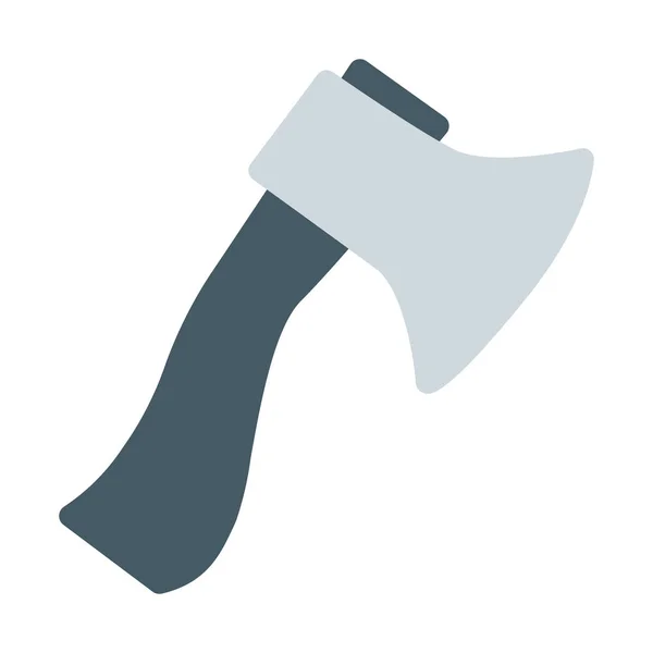 Construction Axe Icône Coupe Illustration Vectorielle Simple — Image vectorielle