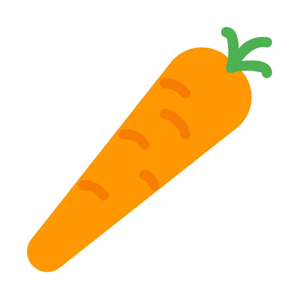 Витамин Упакованная Морковь Простая Векторная Иллюстрация — стоковый вектор