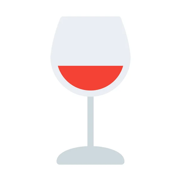Glass Icon Simple Vector Illustration — Stock Vector