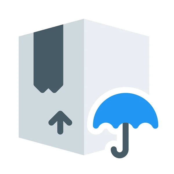Keep Box Dry Icon Simple Vector Illustration — Stock Vector