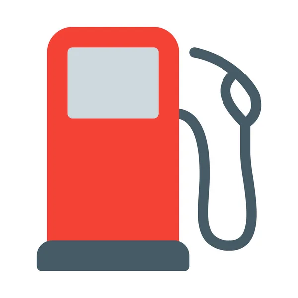 Gas Pomp Symboolpictogram Eenvoudige Vectorillustratie — Stockvector