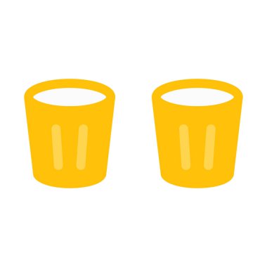 Bar atış gözlük simgesi, basit vektör çizim