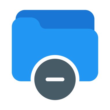 Kaldır veya görevden klasörün simgesini, basit vektör çizim