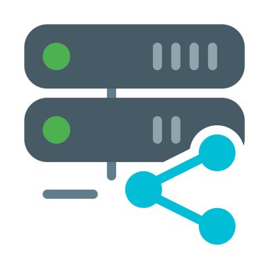 Pay sunucu ayrıntıları kutsal kişilerin resmi, basit vektör çizim