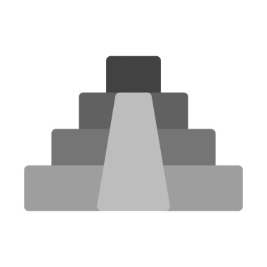 Turistler Spot dağlar simgesi, basit vektör çizim