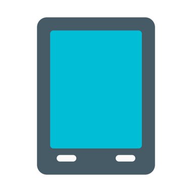 Multimedya Tablet ekran simgesini, basit vektör çizim