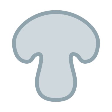 Vitamini Paketli mantar simgesi, basit vektör çizim