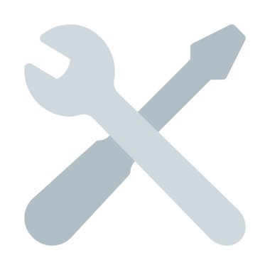 Bakım simgesi, basit vektör çizim