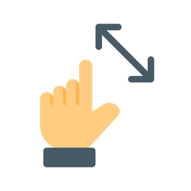 Zoom ın ok simgesi, basit vektör çizim