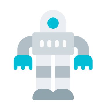 Robot simgesi, basit vektör çizim