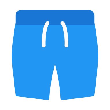 Yüzme gövde simgesi, basit vektör çizim