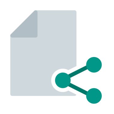 Pay eğe düğme simgesi, basit vektör çizim