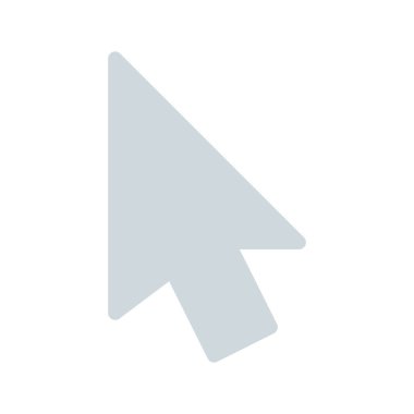 PC fare işaretçisi simgesine, basit vektör çizim