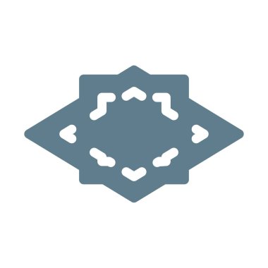 Çerçeve şablon simgesi, basit vektör çizim