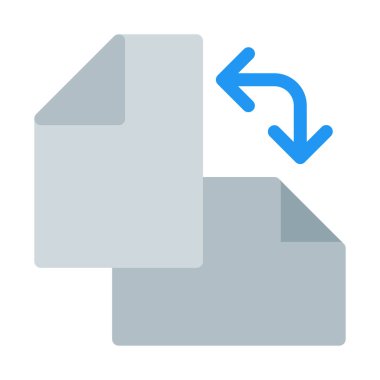 Turn veya sayfayı Döndür simgesini, basit vektör çizim