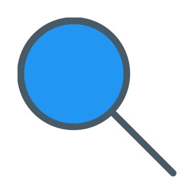 Arama simgesi, basit vektör illüstrasyonu