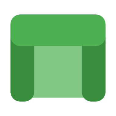 Tek Kişilik kutsal kişilerin resmi, basit vektör çizim