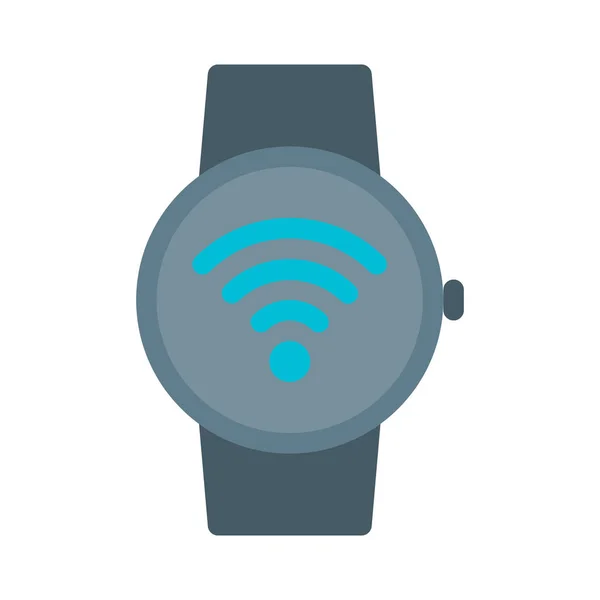 Ícone Conexão Wifi Smartwatch Ilustração Vetorial Simples — Vetor de Stock