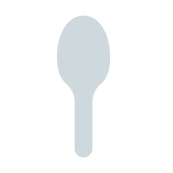 Spoon Dishware Icon Simple Vector Illustration — Stock Vector