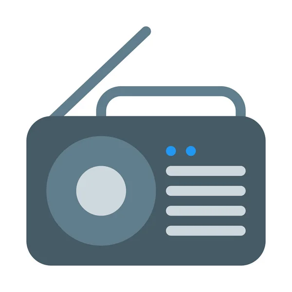 Sintonizar Icono Radio Ilustración Vectorial Simple — Vector de stock