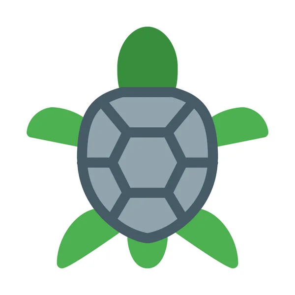 Піктограма Черепахи Або Черепахи Проста Векторні Ілюстрації — стоковий вектор