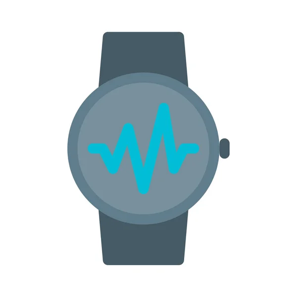 Smartwatch Icona Della Frequenza Cardiaca Semplice Illustrazione Vettoriale — Vettoriale Stock
