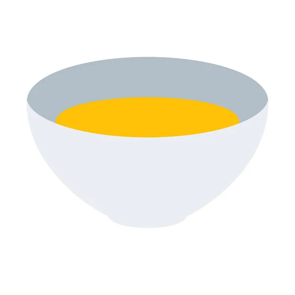 Soupe Dans Icône Bowl Illustration Vectorielle Simple — Image vectorielle