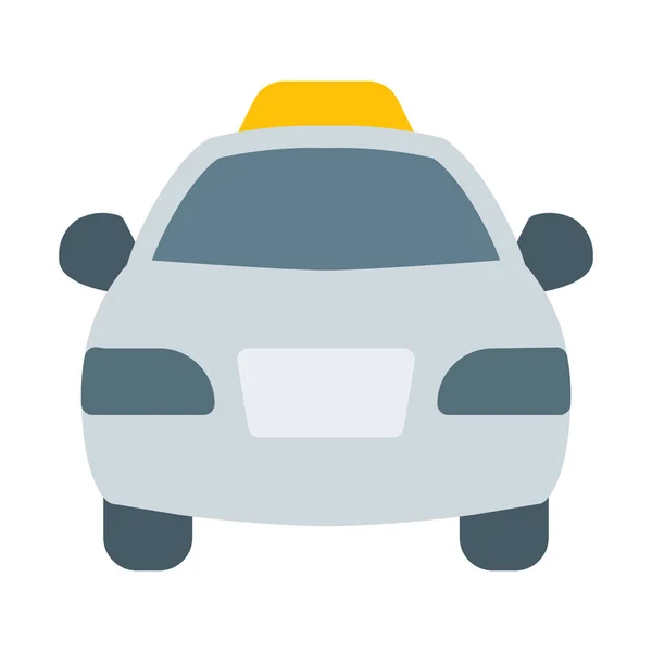 Значок Такси Такси Простая Векторная Иллюстрация — стоковый вектор