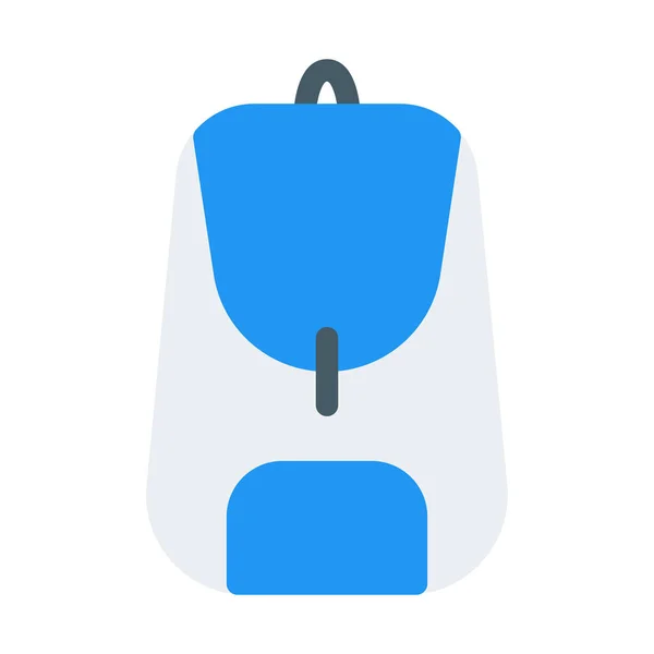 Tragen Schultasche Symbol Einfache Vektor Illustration — Stockvektor