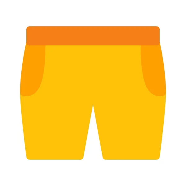 Shorts Calças Ícone Ilustração Vetorial Simples —  Vetores de Stock