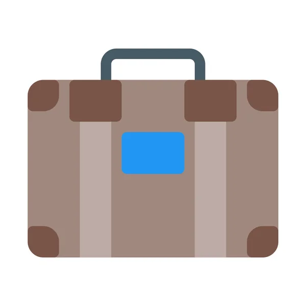 Suitcase Luggage Icon Simple Vector Illustration — Stock Vector