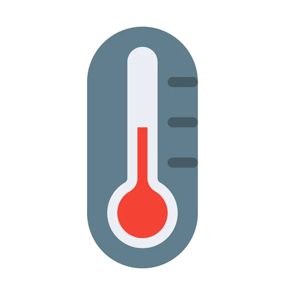 Temperatuur Pictogram Eenvoudige Vectorillustratie — Stockvector