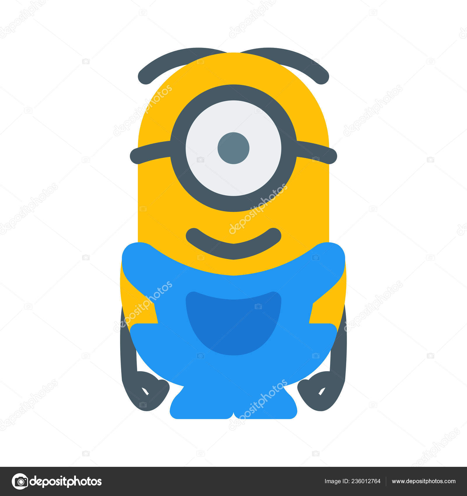 One Eye Minion Ic ne Illustration Vectorielle Simple Stock Vector By one-eye-minion-ic-ne-illustration-vectorielle-simple-stock-vector-by