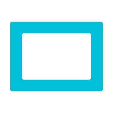 renk basit klasik çerçeve, basit vektör çizim