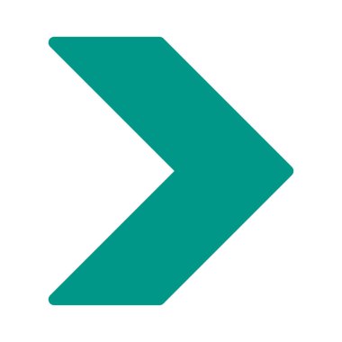 Sağ tarafta simge, basit vektör çizim açmak