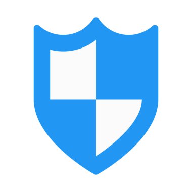 Koruma simgesi, basit vektör çizim