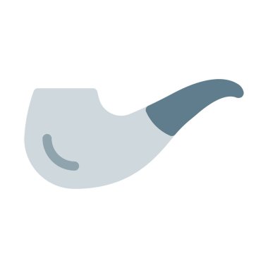 Sigara Tütün boru simgesi, basit vektör çizim