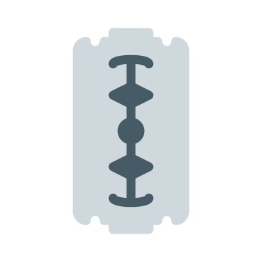 Jilet gibi keskin bıçak simgesi, basit vektör çizim