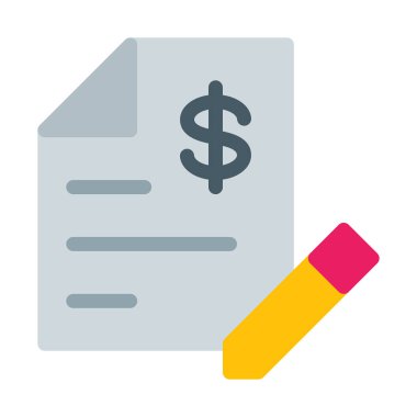 İşaret sözleşme simgesi, basit vektör çizim