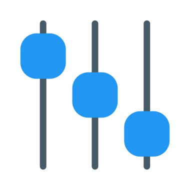 Ses karıştırıcı simgesini, basit vektör çizim