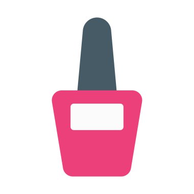 Tırnak cilası vernik simgesi, basit vektör çizim