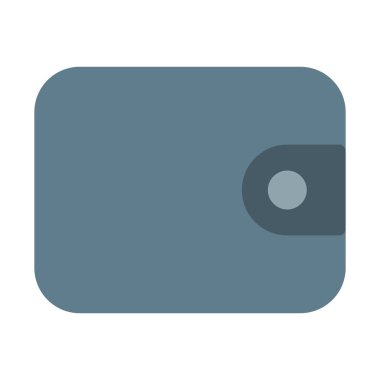 Cep harçlığı cüzdan simgesi, basit vektör çizim