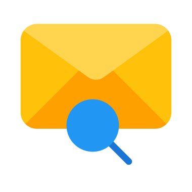 Arama posta kutusu simgesini, basit vektör çizim