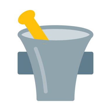 Tıp harç simgesi, basit vektör çizim