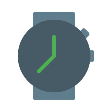 Yuvarlak seyretmek yüz simgesi, basit vektör çizim