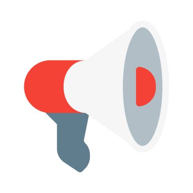 Megafon simgesi, basit vektör çizim