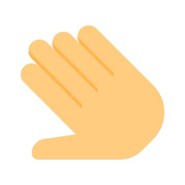 Açık yandan basın simgesi, basit vektör çizim